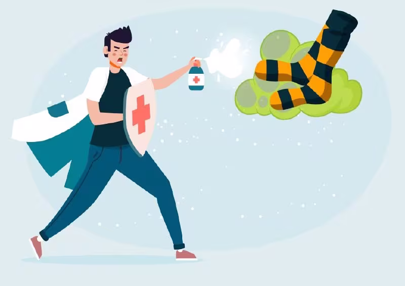 جلوگیری از بوی بد جوراب در زمستان