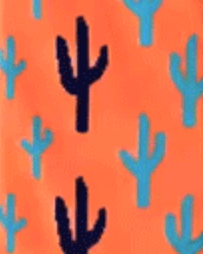 نارنجی-طرح-کاکتوس
