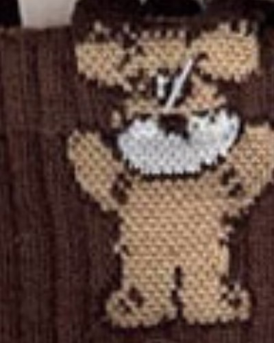 قهوه ای طرح خرس