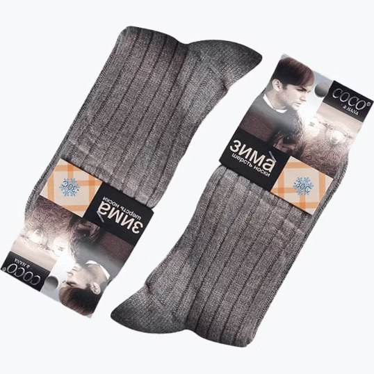 جوراب پشمی کبریتی کلاسیک مردانه COCO&HANA
