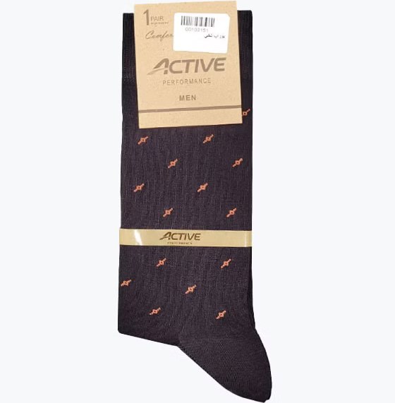 جوراب ساقدار طرح خال خالی مردانه ACTIVE