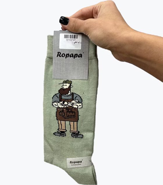 جوراب کلاسیک فانتزی مردانه ROPAPA