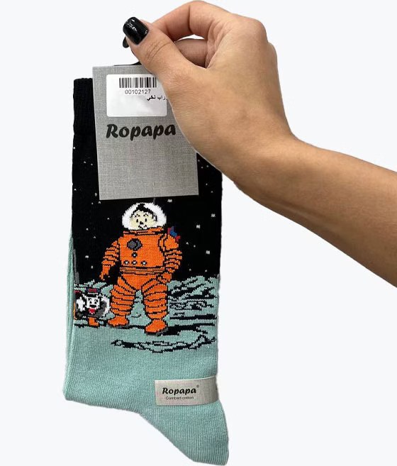جوراب کلاسیک فانتزی مردانه ROPAPA