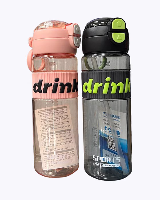قمقمه اسپرت سیلیکونی طرح drink